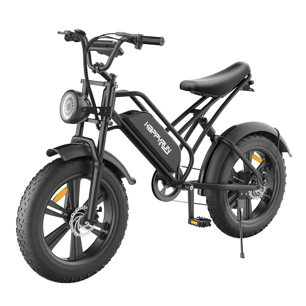 Support dropshipping in EU warehouse  HAPPYRUN HR-G50 Electric Bike Fat Tires  Ebike