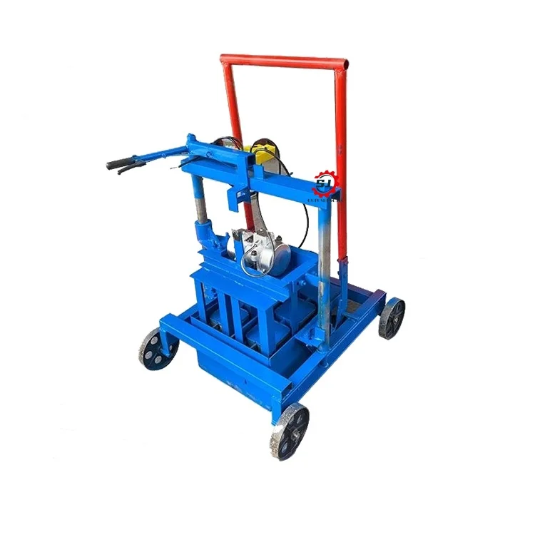 High Vibration Frequency 1 2 3 KW Electric Motor Block Making Machine Exactly Brick Making Machine