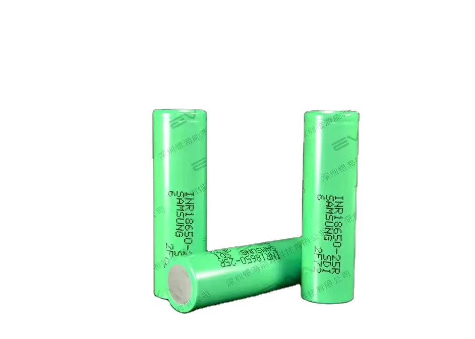 Rechargeable  Genuine 18650 3.6V 2500mAh Flat Top Unprotected Battery for Samsung INR8650 25R Lithium ion Battery cell OEM