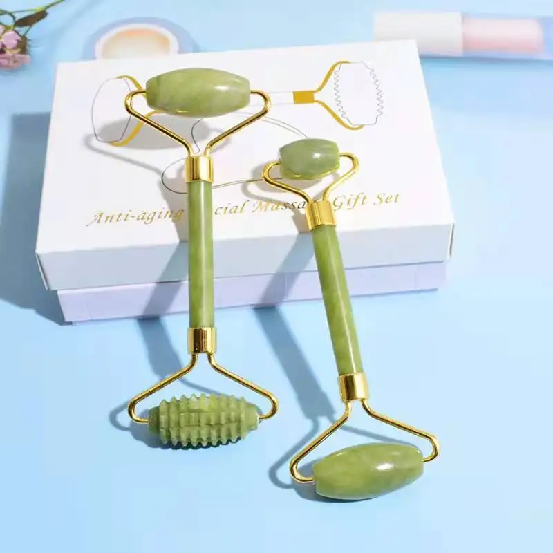 Factory Supplier jade roller facial massager amethyst