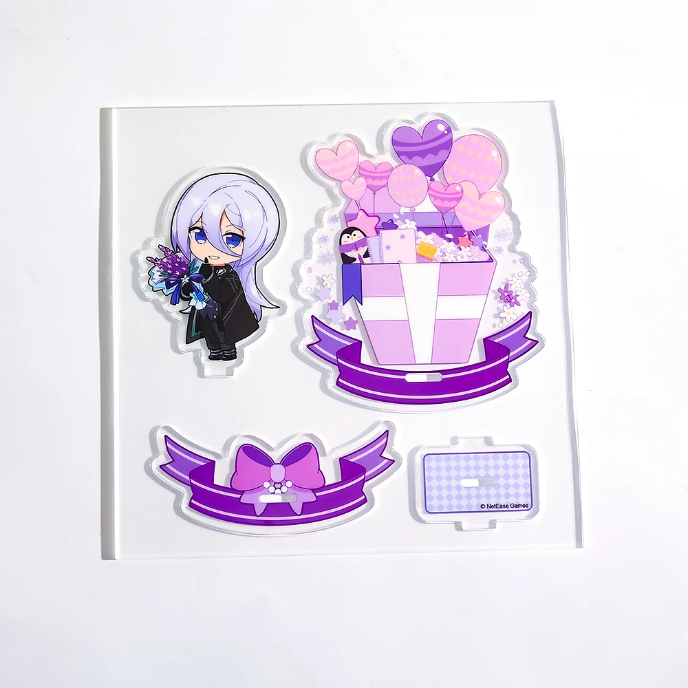 CNAWO Logo Custom Clear Acrylic Standee Wholesale Printing Cartoon Anime Transparent Keychains Standee For Promotional