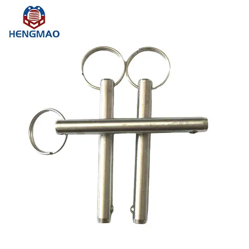 Customized Metric and Inch Pull Ring Grip Quick Release Ball Lock Detent Pin For Marine Hardware