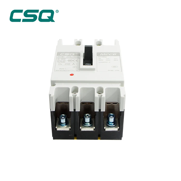 
China brand Home Use 63A 3P 4P Moulded Case Circuit Breaker 3 PHASE 125A 250A MCCB Good quality manufacturer 