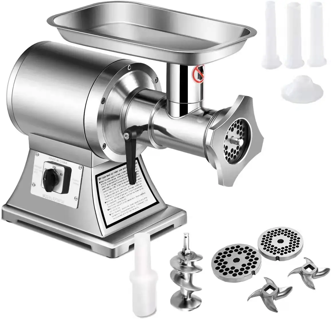 Zhejiang yingxiao Best Quality electric industrial stainless steel meat grinder commercial frozen meat grinder ma AL-12C/ AL-22C