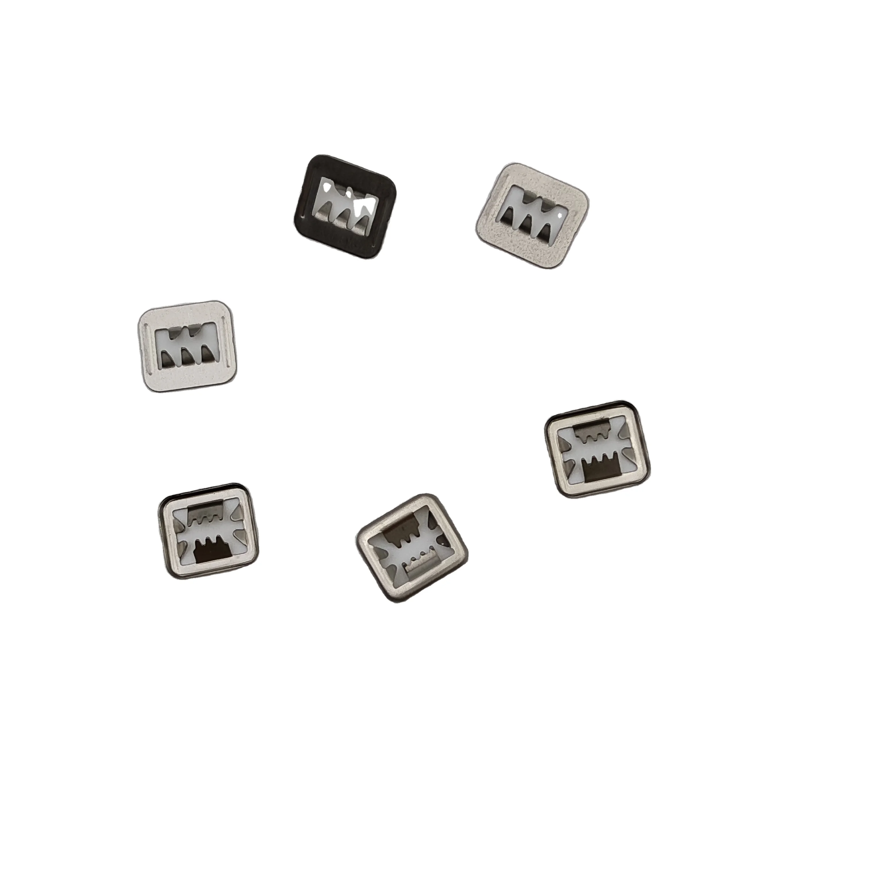 One-way Metal Clips Inserted