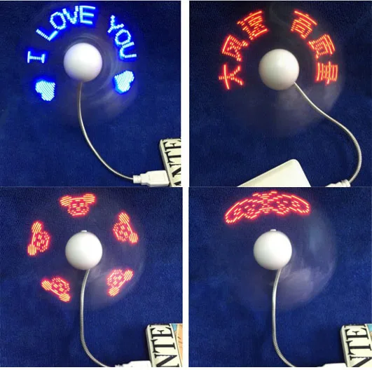 Usb Computer Fan Portable Mini Fan Custom Wholesale Small Fan With Light
