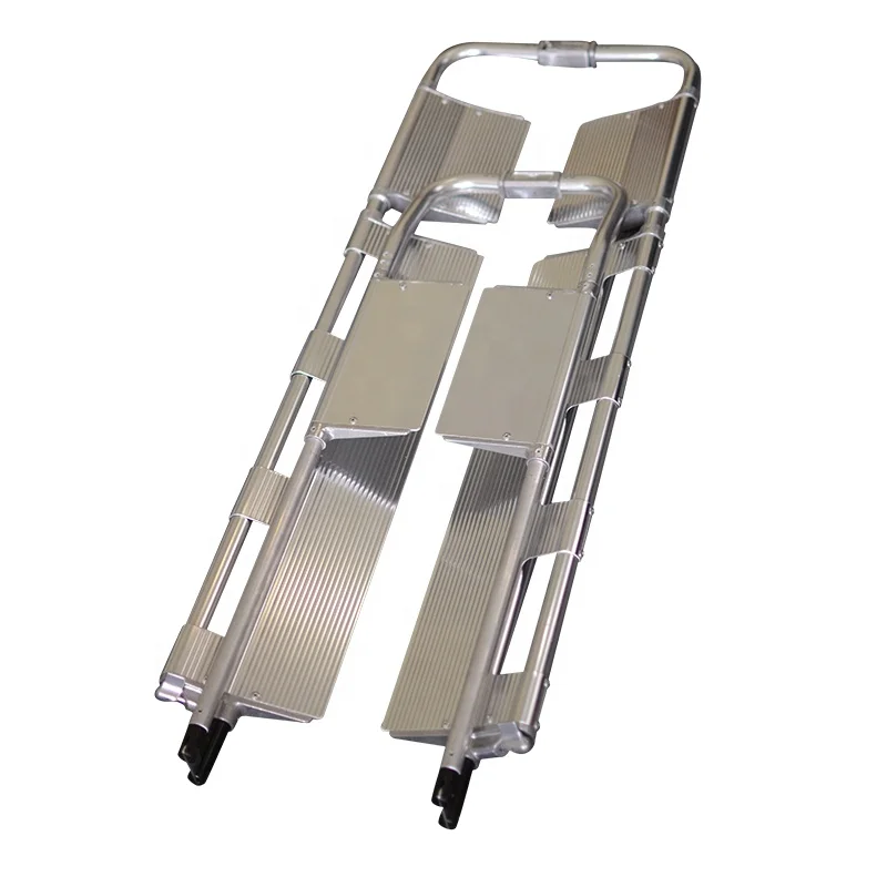 Hospital Public Place and Ambulance Use Aluminum Alloy Scoop Stretcher