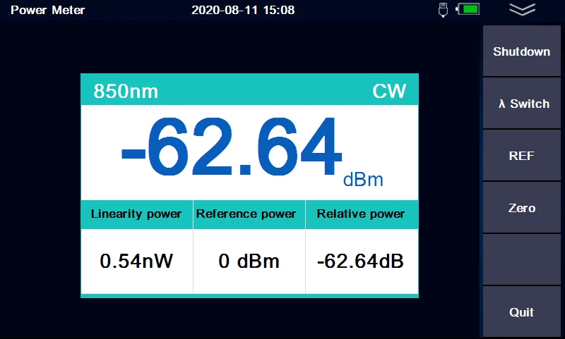 Pro Mini OTDR Reflectometer For GPON EPON Live In-service Testing With OPM OLS VFL Touch Screen Fiber OpticF