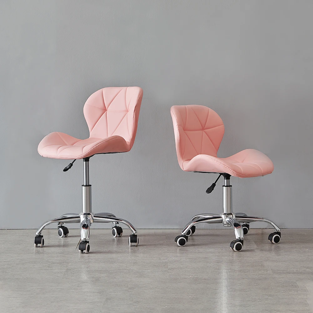 High Quality Ajustable Office Chair Leather Seat Metal Frame Swivel Chair