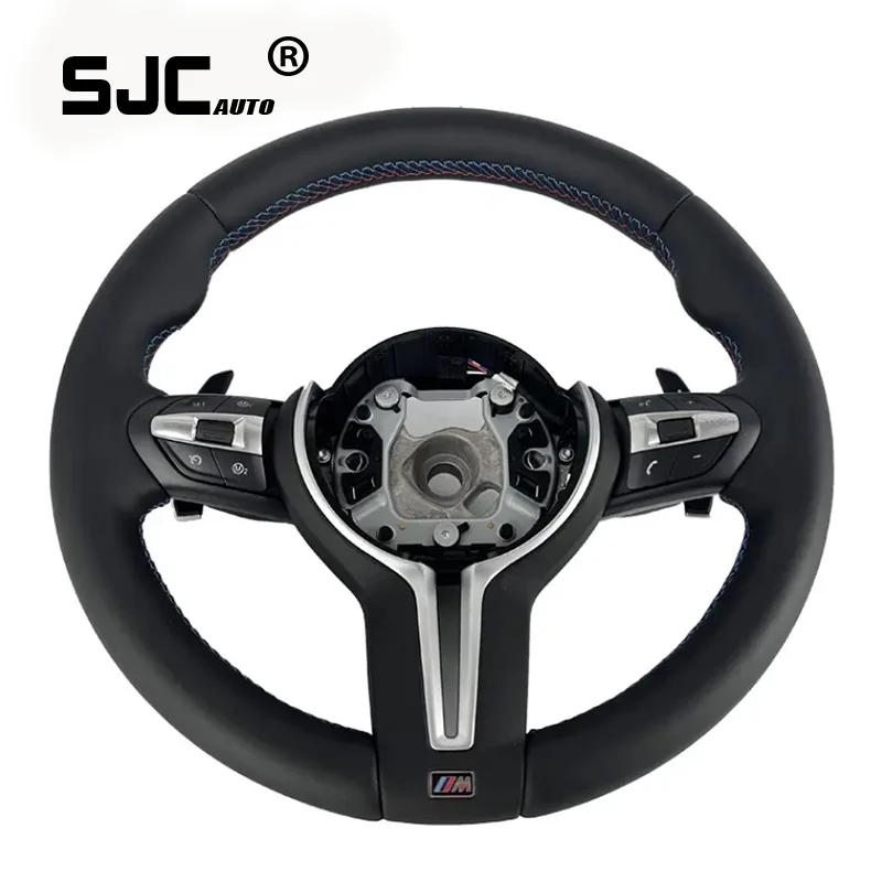 Leather M Performance Steering Wheel Fit for BMW M3 M5 M6 F01 F02 F06 F07 F10 F11 F12 F15 F18 F30 F35 Steering Wheel
