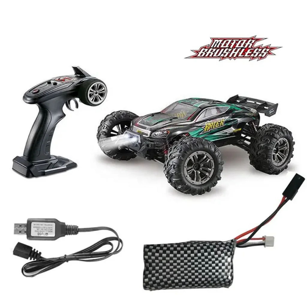 2.4G 4WD high speed electric RC car toy 1:16 big rock crawler RC car 4x4 kids truck brushless motor