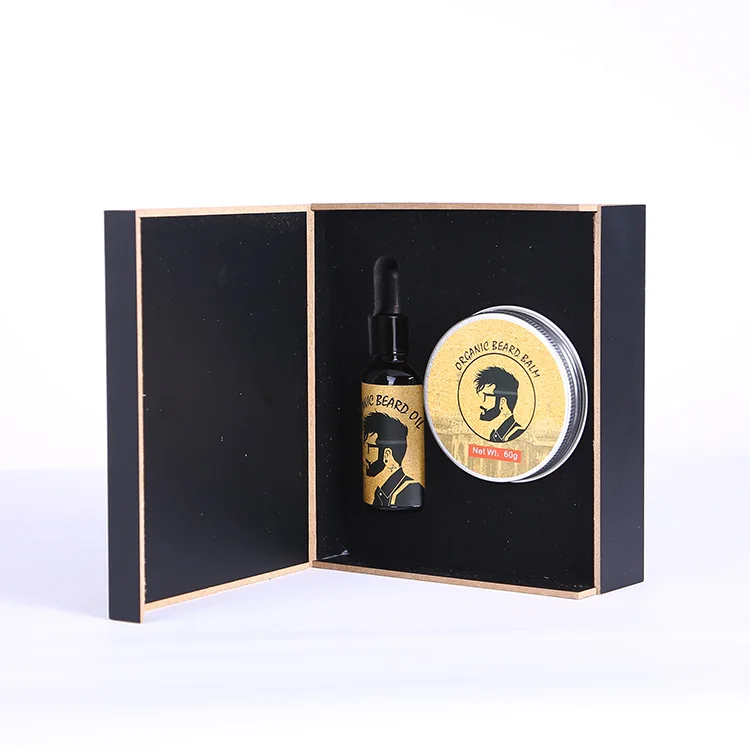 
Wholesale Custom Private Label Mens Beard Care Growth Oil Balm Kit 