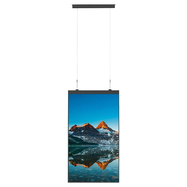 Подвесное окно Smart Digital Signage программное обеспечение CMS ЖК-дисплей оконная пленка дисплей