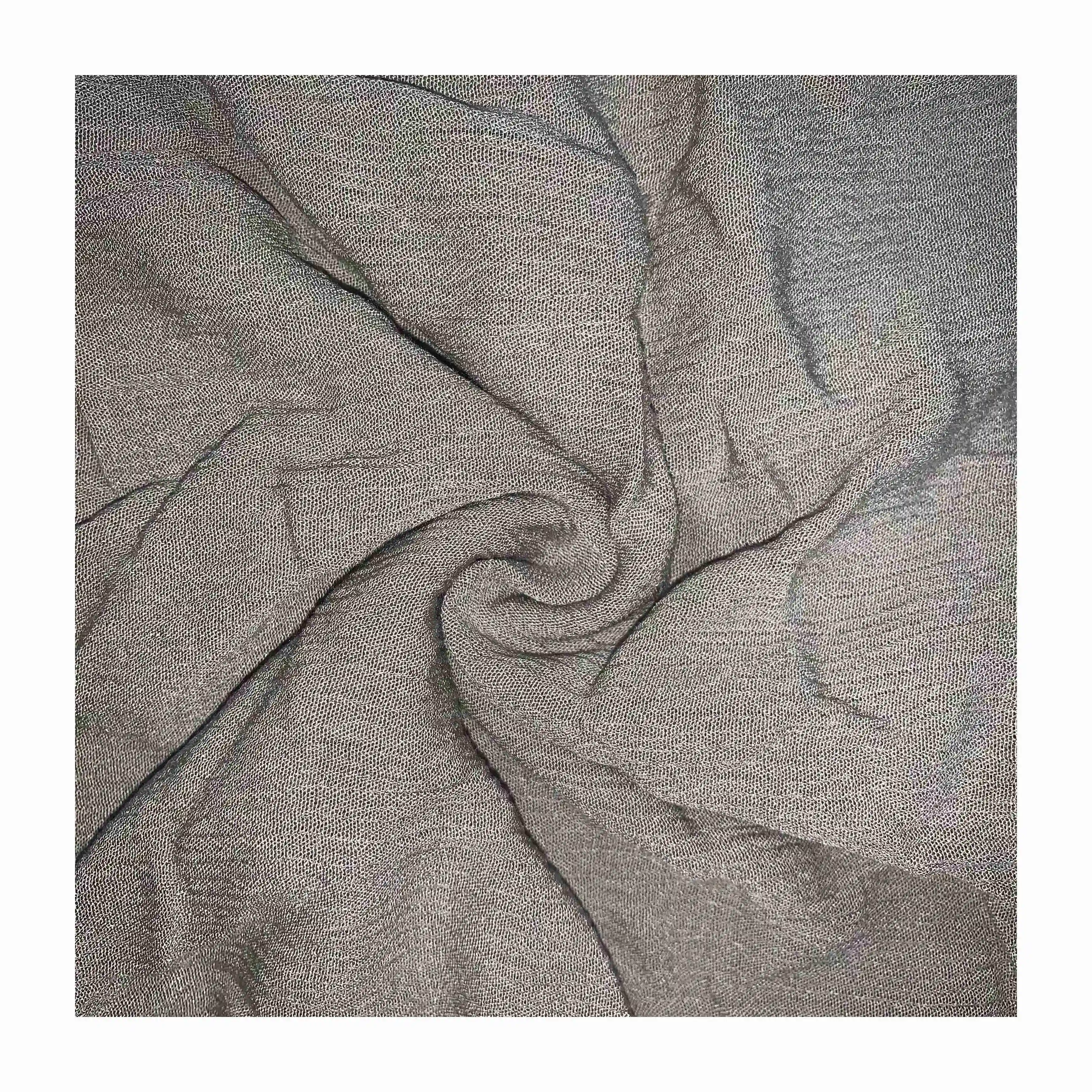 Новый продукт 100% искусственная ткань тканая 3024/6844 креп окрашивание