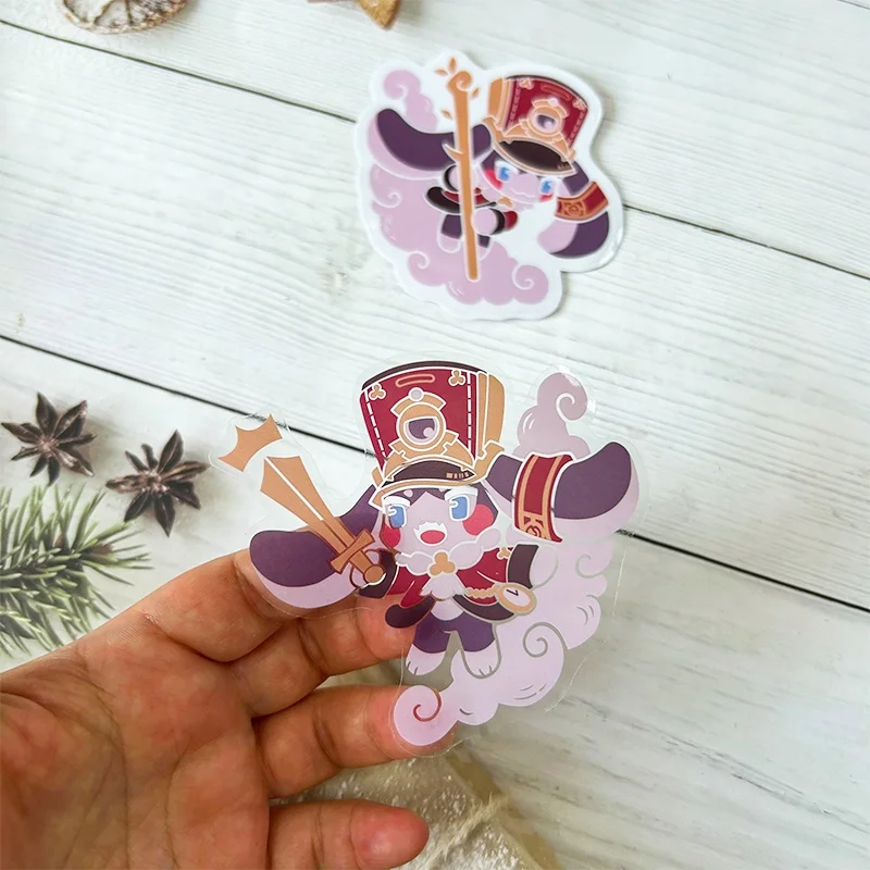 Hot Sale Waterproof Durable Vinyl Die Cut Custom Transparent Sticker Printing Personalized Image Logo Label Custom Clear Sticker