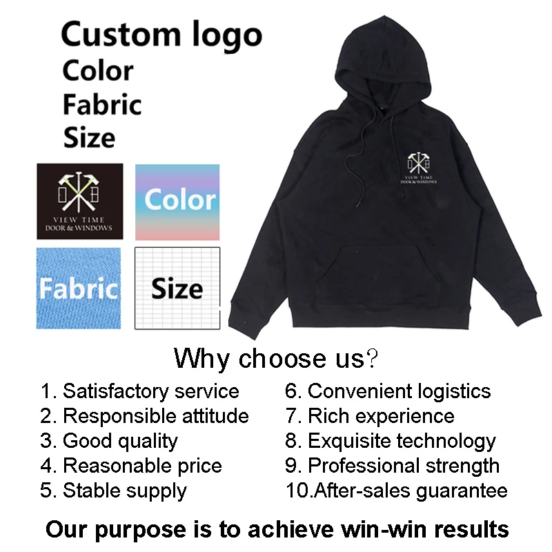 Hot Sell HeavyWeight Hoodie Jogger Custom Logo Embossing Hood Sweatshirt Hoodies For Men Custom