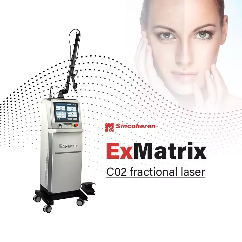 Co2 Laser Skin Resurfacing Fractional Co2 Laser Scar Removal Vaginal Whitening Machine Painless Medical CE Co2 Laser For Rf Tube