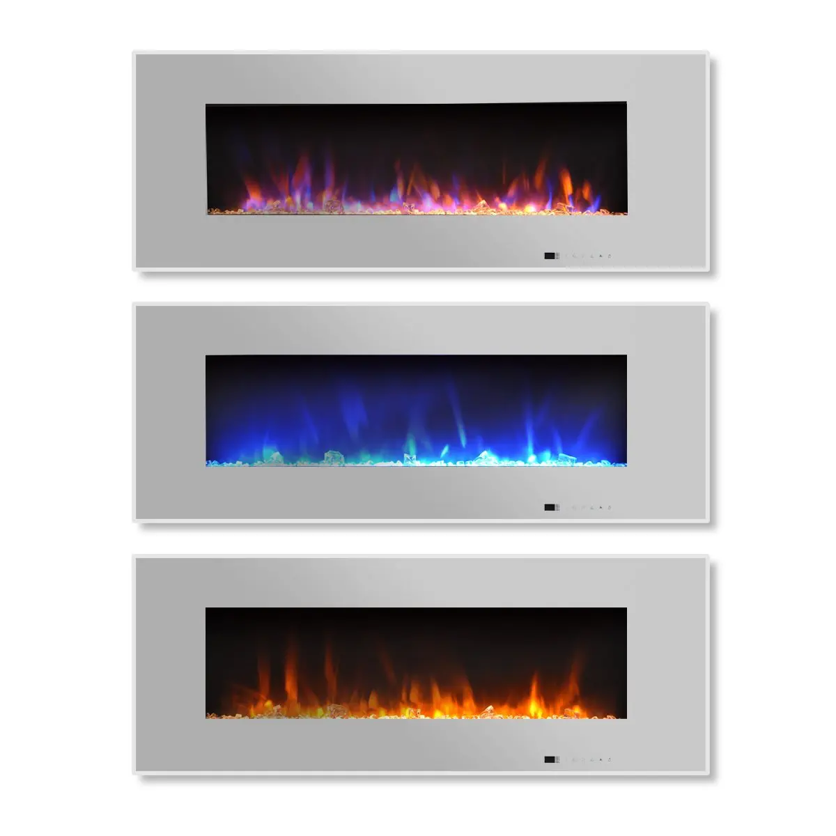 High quality simulated flame fireplace custom wall-mounted fireplace