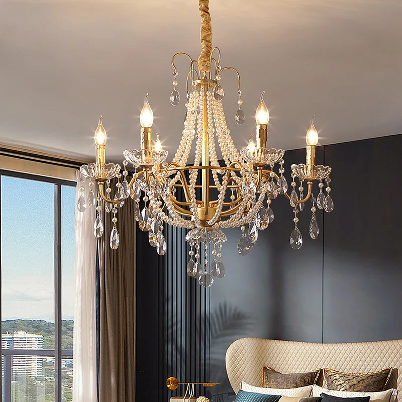 chandelier modern luxury large ceiling Crystal chandelier decoration LED chandelier modern for living room