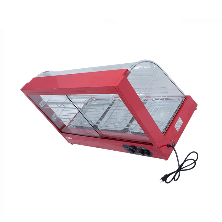 ZSG-10-3 Large Size 3 Layers Red Commercial Electric Hot Food Display Warmer