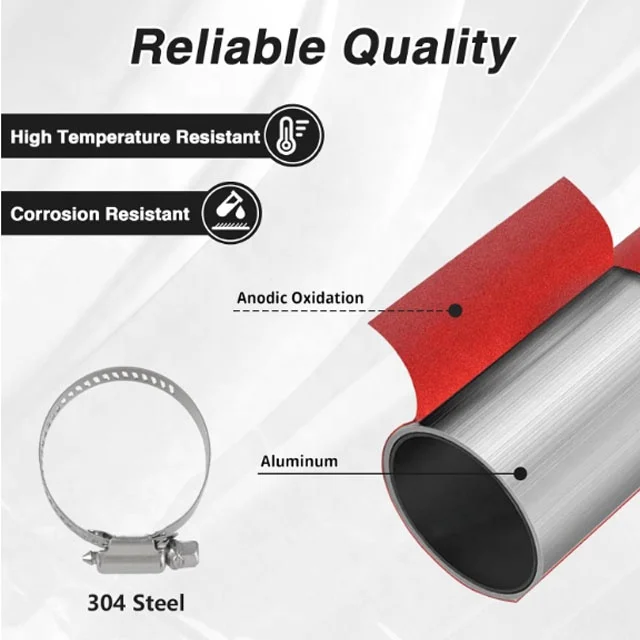 Weldless Aluminum Radiator Coolant Y-Pipe Coolant Hose Connector Fordd F-250 F-550 Super Duty 6.0L Powerstroke Diesel Engine