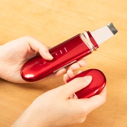 Skin Care Tool Factory Portable Face Scrapers Face Peeling Ultrasonic Skin Scrubber Face Peeling