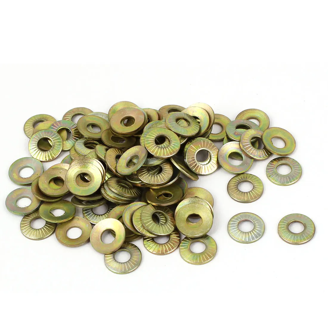 M4 Metal Industrial Serrated Lock Conical Spring Washer 100pcs