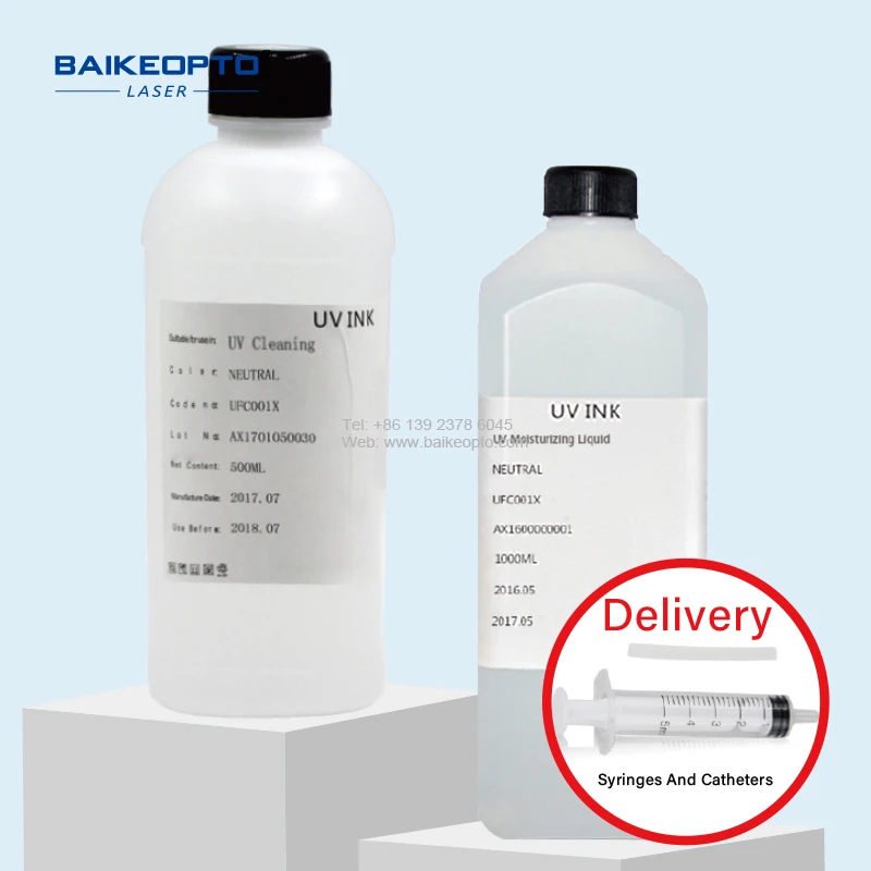 500ML Neutral UV Ink Moisturizing Liquid for UV Printer EP SON 4270 DX7 DX10  Printing Head