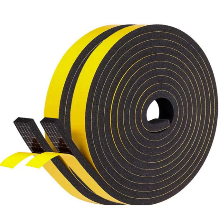 Waterproof Sealing Strips Neoprene Single-sided Adhesive Eva Seal High Density Foam Tape