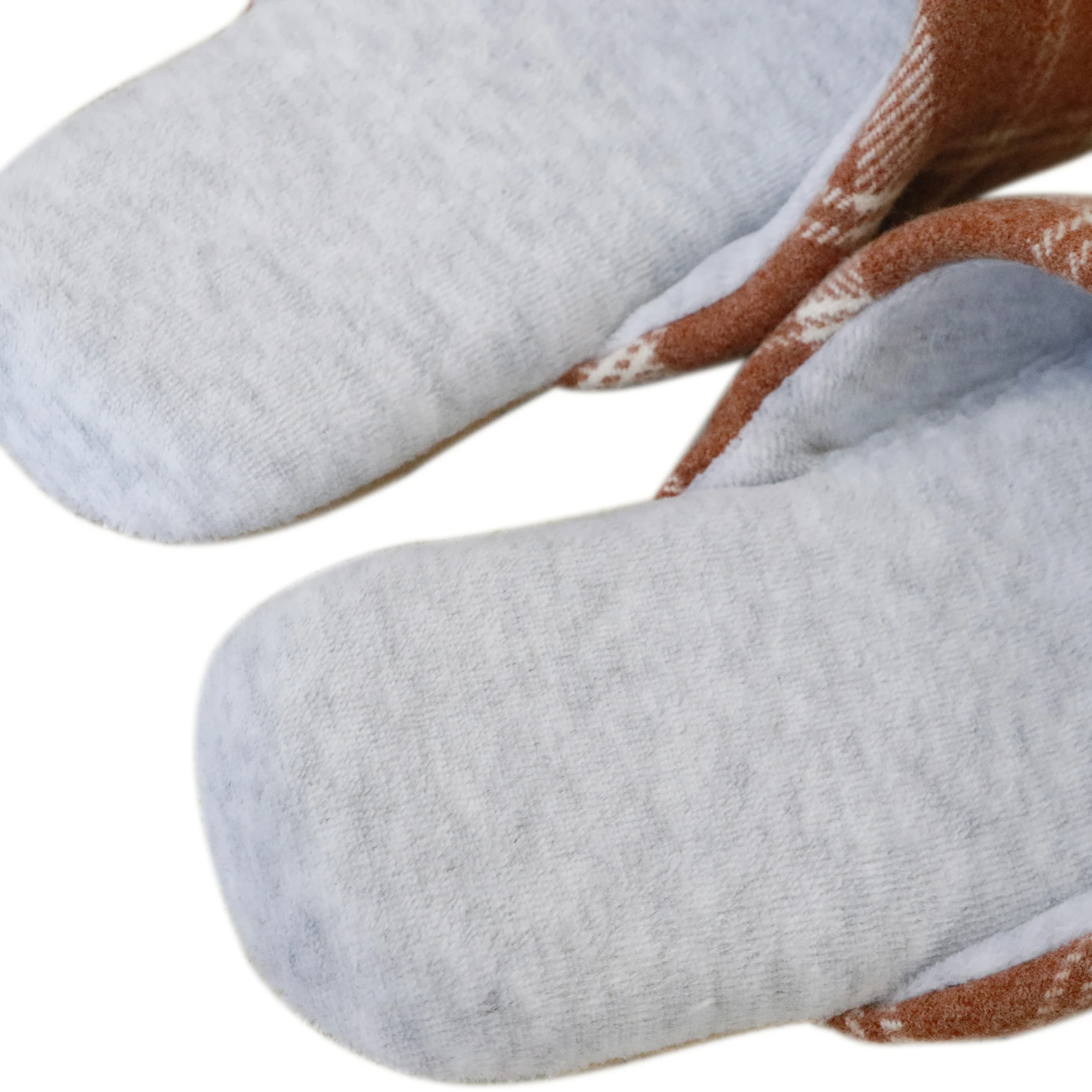 Wholesale Home Warm Wooden Floor Cotton Unisex Slippers