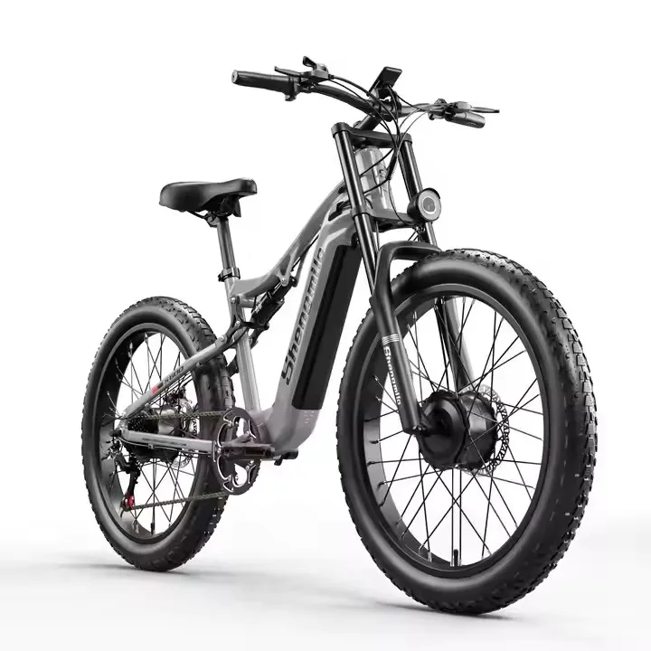 EU Stock Shengmilo S600 Electric Bicycle 2000W Dual Motor 48V 18ah Lithium Battery Electric Bike Mountain off-Road E-Bike