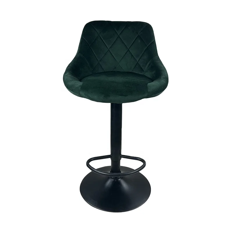 360 Degree Rotating Bar Chair Customization Bar Furniture Adjustable Height Synthetic Leather Bar Stool