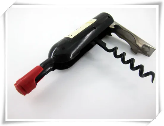 Red Wine Shape bottle opener Corkscrew