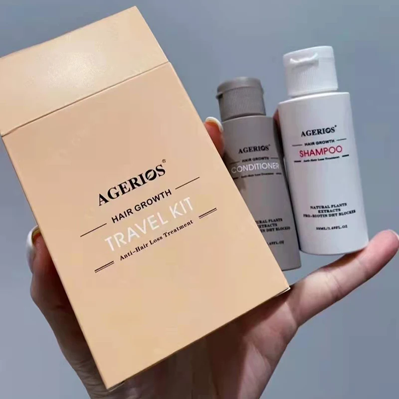 High-End Brand Agerios Silicone-Free Herbal Nature oil Control Moisturizing Hair Shampoo Cure Hair Loss