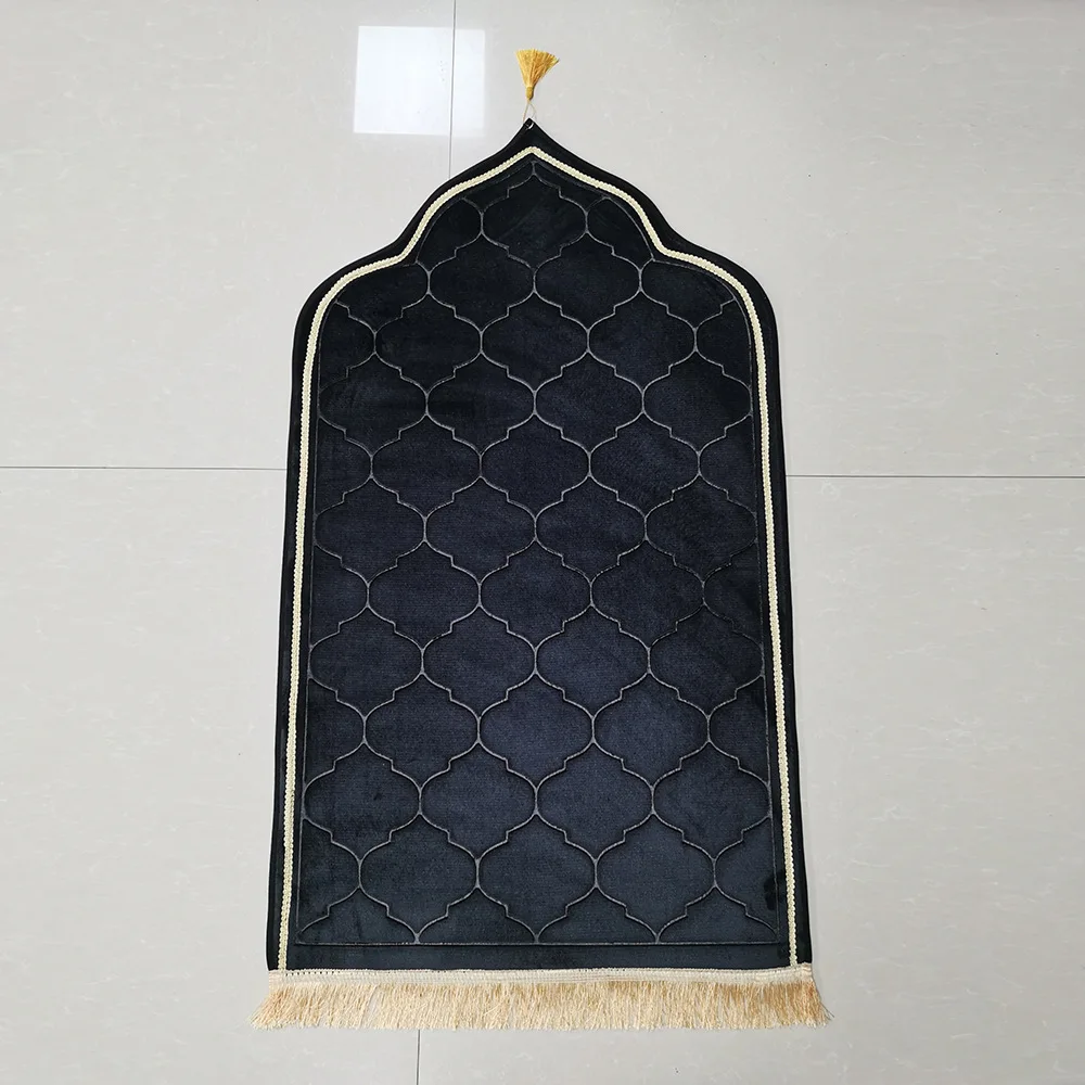 Muslim Islamic Prayer Mat Thick Foam Muslim Prayer Mat Islamic Prayer Rug Animal Print Polyester Modern Rectangle Kitchen Mats