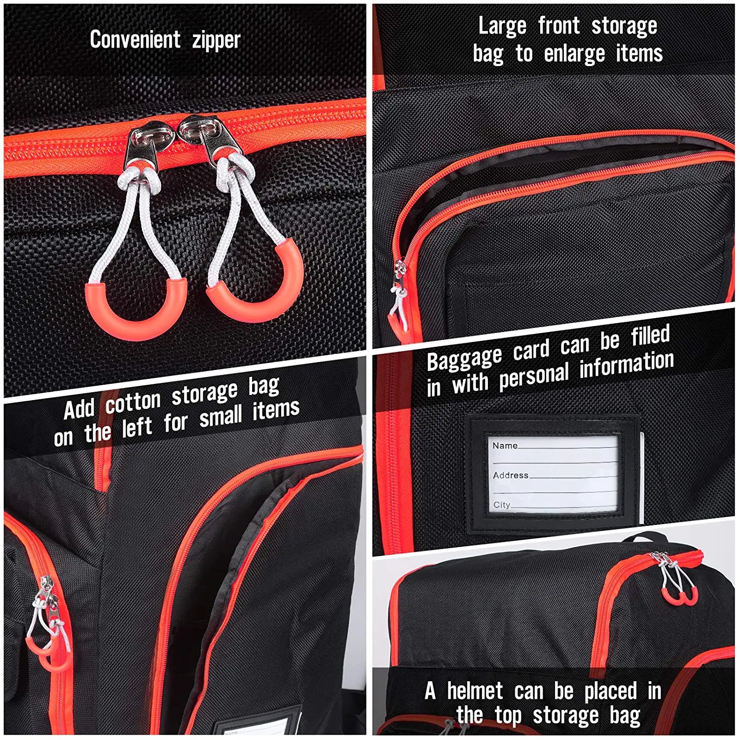 New Trend Custom Waterproof Travel Snowboard Boots Bag Outdoor Helmet Skate Bag Ski Boot Backpack