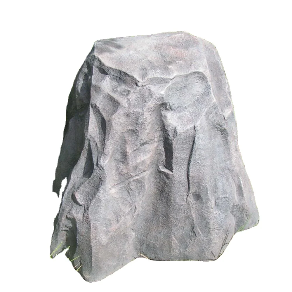 Attractive Fringe Slim Hand Molded Durable light Weight Artificial Garden Rock for Stone Garden Decoration or Storage