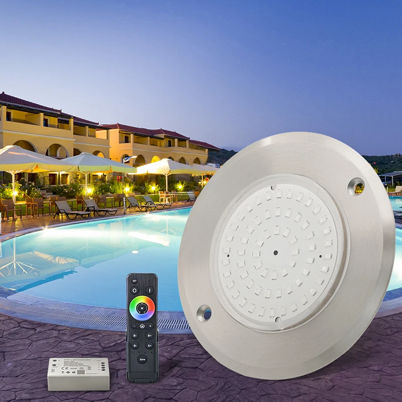 HUAXIA 316 Stainless Steel 10W DC12V Led Underwater light 8mm slim LED Swimming pool lamps