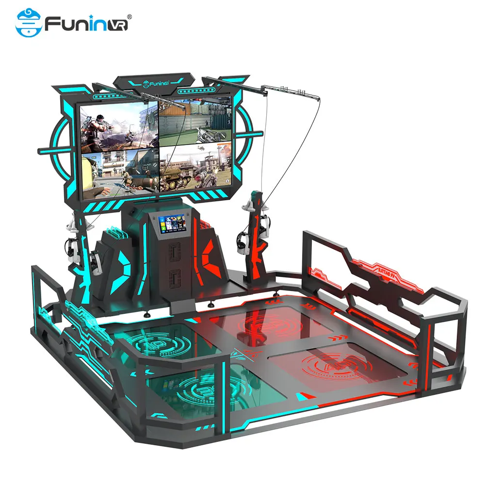 Vr Gun Shooting Simulator Fps Виртуальная реальность 4 Jogadores Ai Gaming Arenas многопользовательский симулятор стрельбы VR Games оборудование