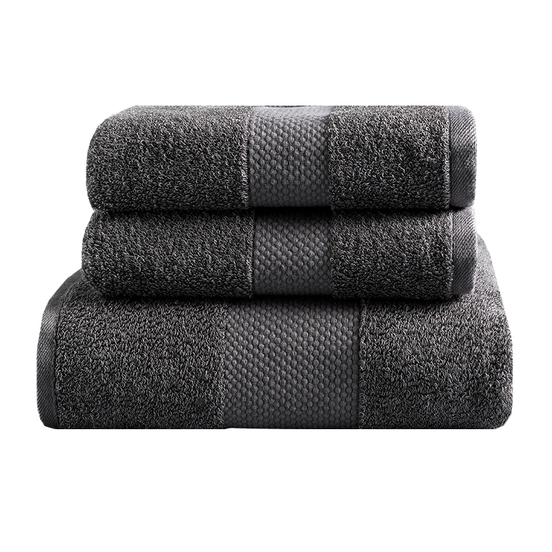 Stock Luxury Hotel Towel Cotton PHBV/PLA Terry Towel Anti-bacterial Anti-microbial