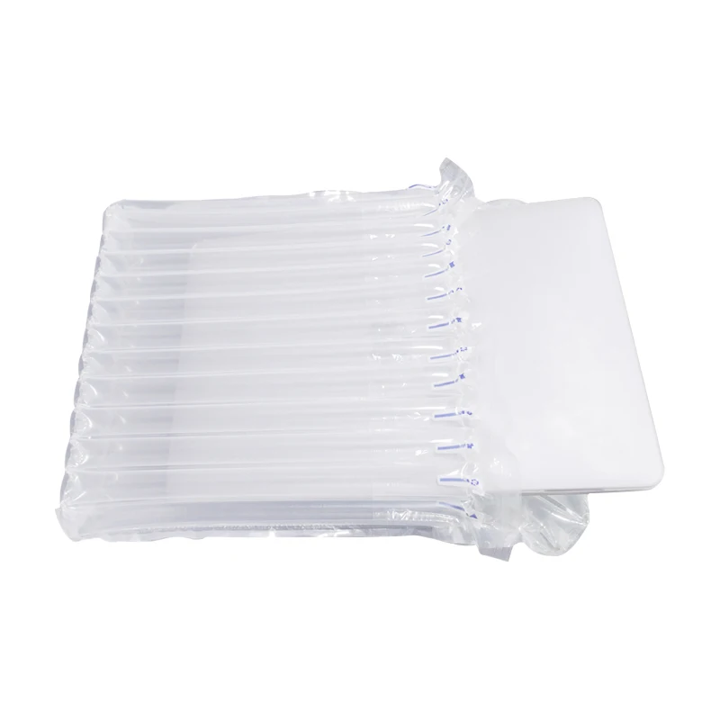 Shock Resistant Transport Protector PA and PE Material Air Cushion Laptop Packaging Bag Q-Shaped Protective Film Column Bag