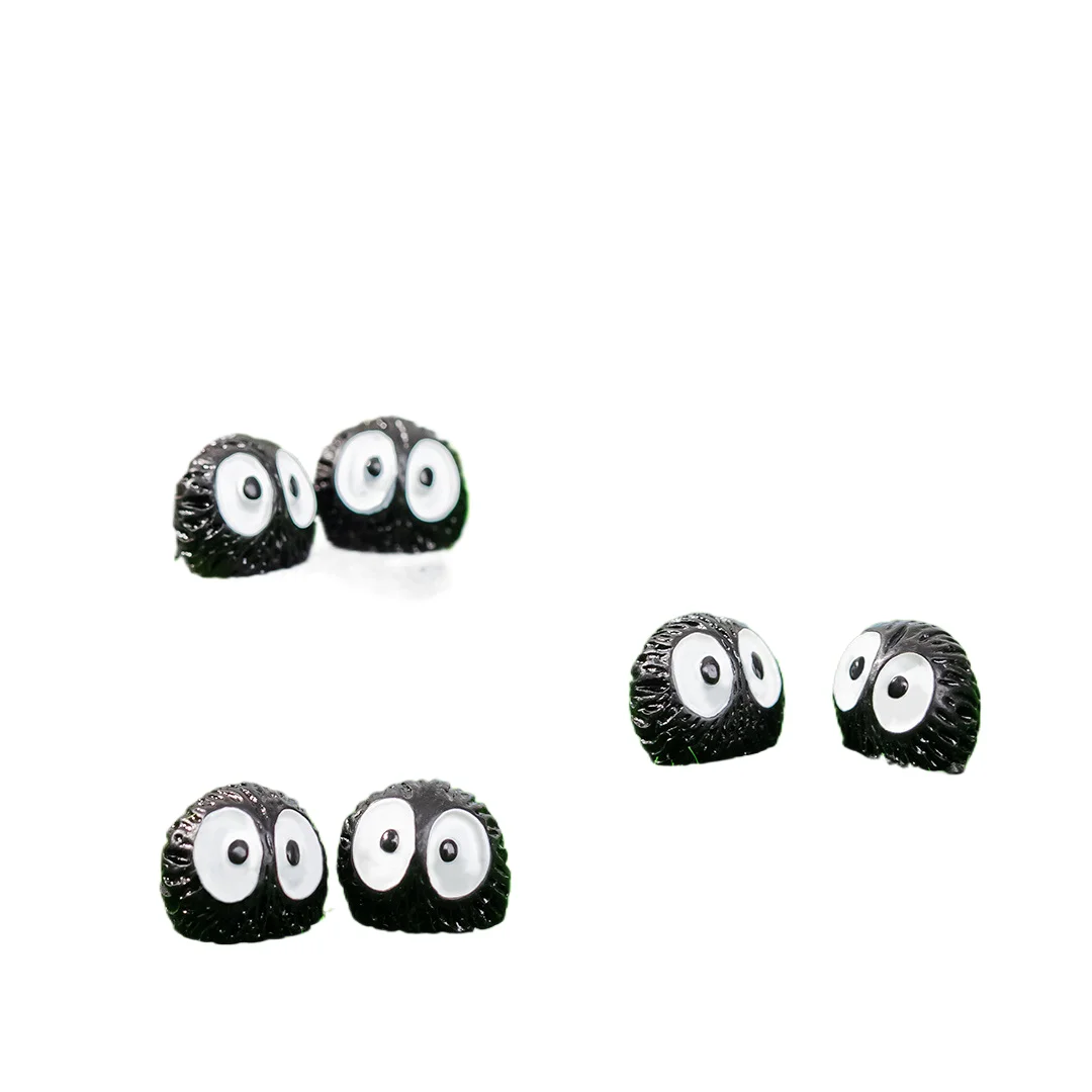 Micro-landscape Moss succulent landscaping small black briquettes Dust Elf mini decoration DIY accessories