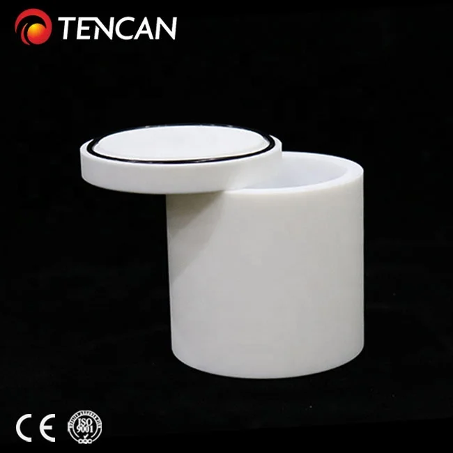Tencan Manufacturers 50ml 100ml 500ml 1L Multi Volume PTFE Ball Milling Jar Polytetrafluoroethylene Planetary Ball Mill Jar