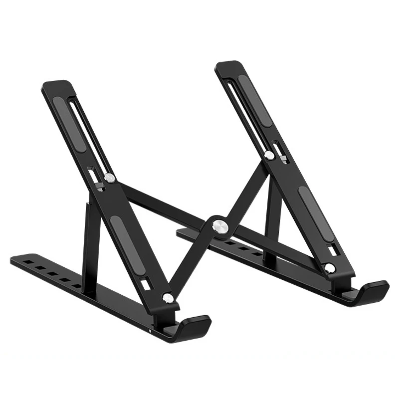 2022 Adjustable Folding Table Metal Base Foldable Desk Support Tablet Extension Steel Laptop Phone Holder Stands For Laptop