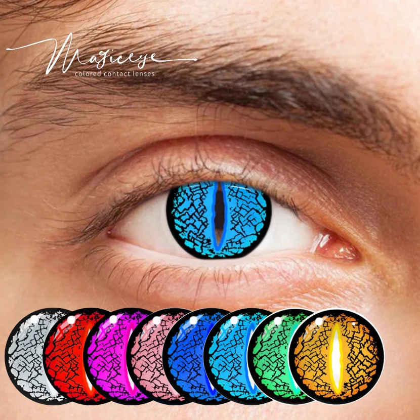 Magiceye contact lens Magiceye Lizard Eye Cosplay lentes de contacto de colores colored contact lenses
