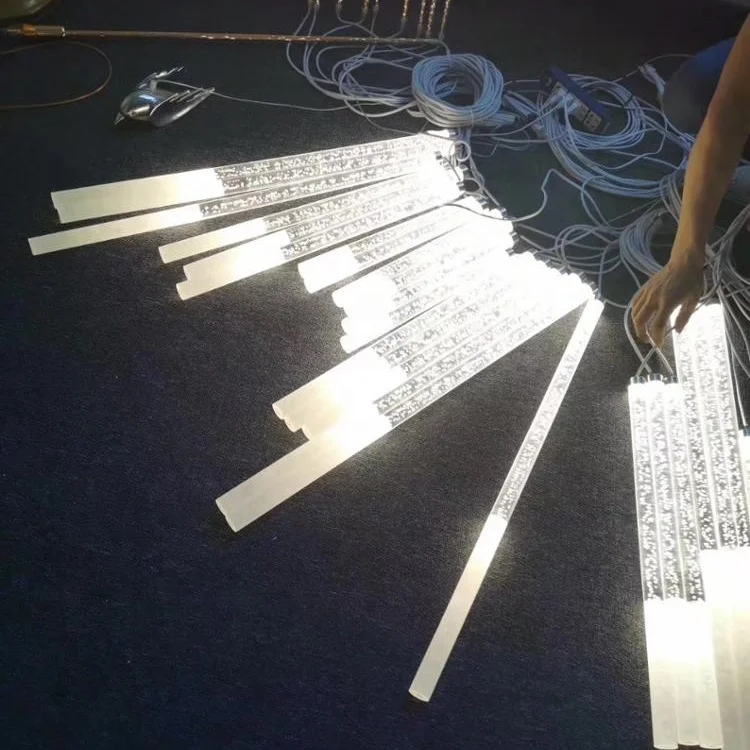 10 heads branches Wedding acrylic pipe  chandelier Wedding ceiling props