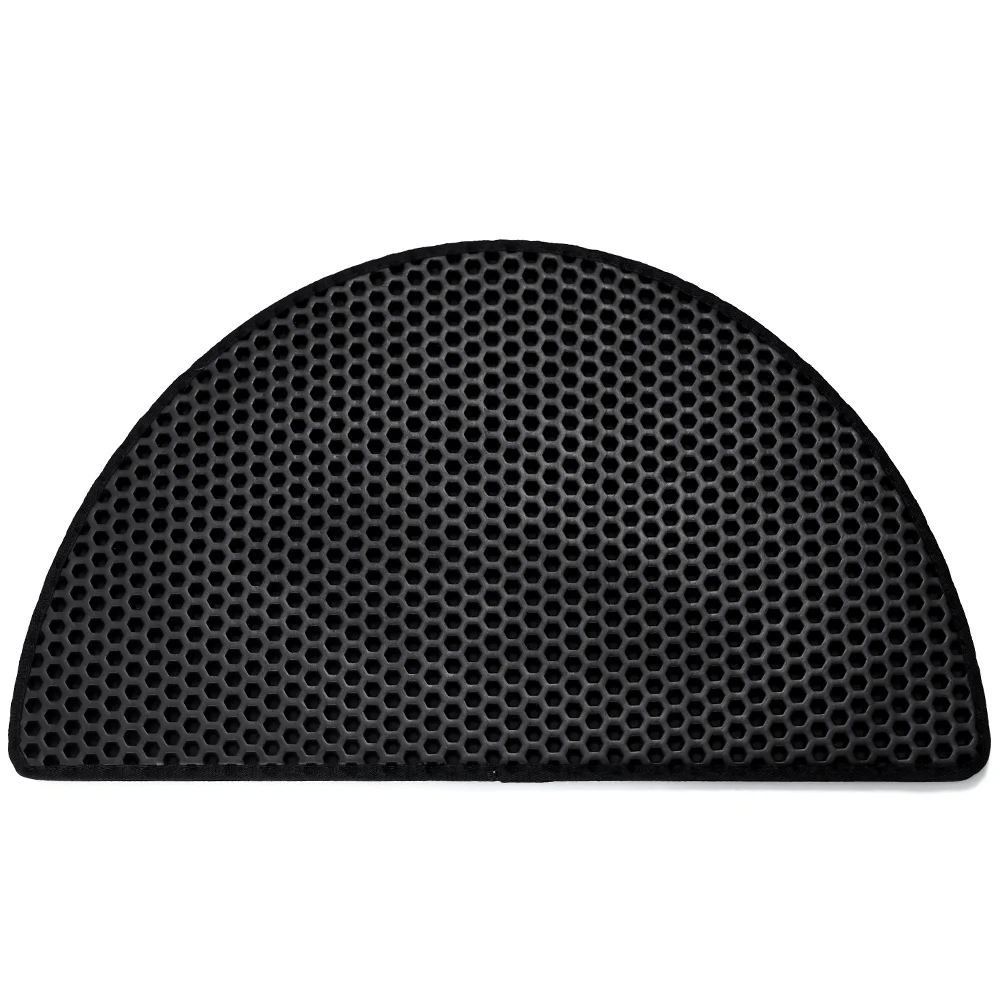 Custom Detachable Easy Cleaning Folding Sand Trapping Tray Toilet Pad EVA Waterproof Pet Cat Litter Box Mat