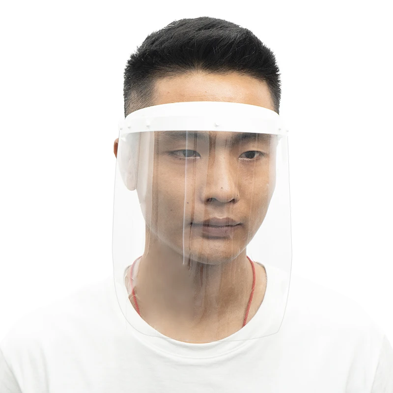 Transparent Anti Fog Face Shield Custom Color Safety