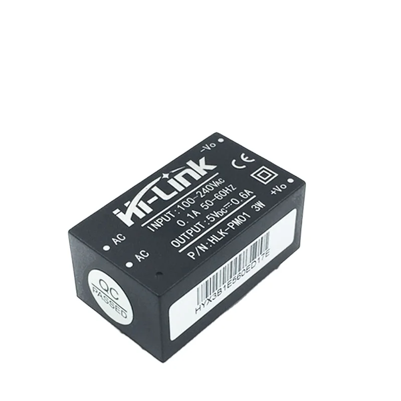 Оригинальный HLK-PM01 Hi-Link, 5 В, 3 Вт, AC-DC, понижающий изолированный коммутационный модуль питания 220 В