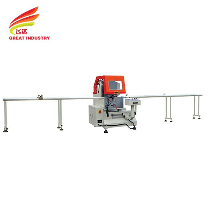 pvc cutting machine single head mitre cutting saw aluminum upcut saw price of aluminium windows and door making machine